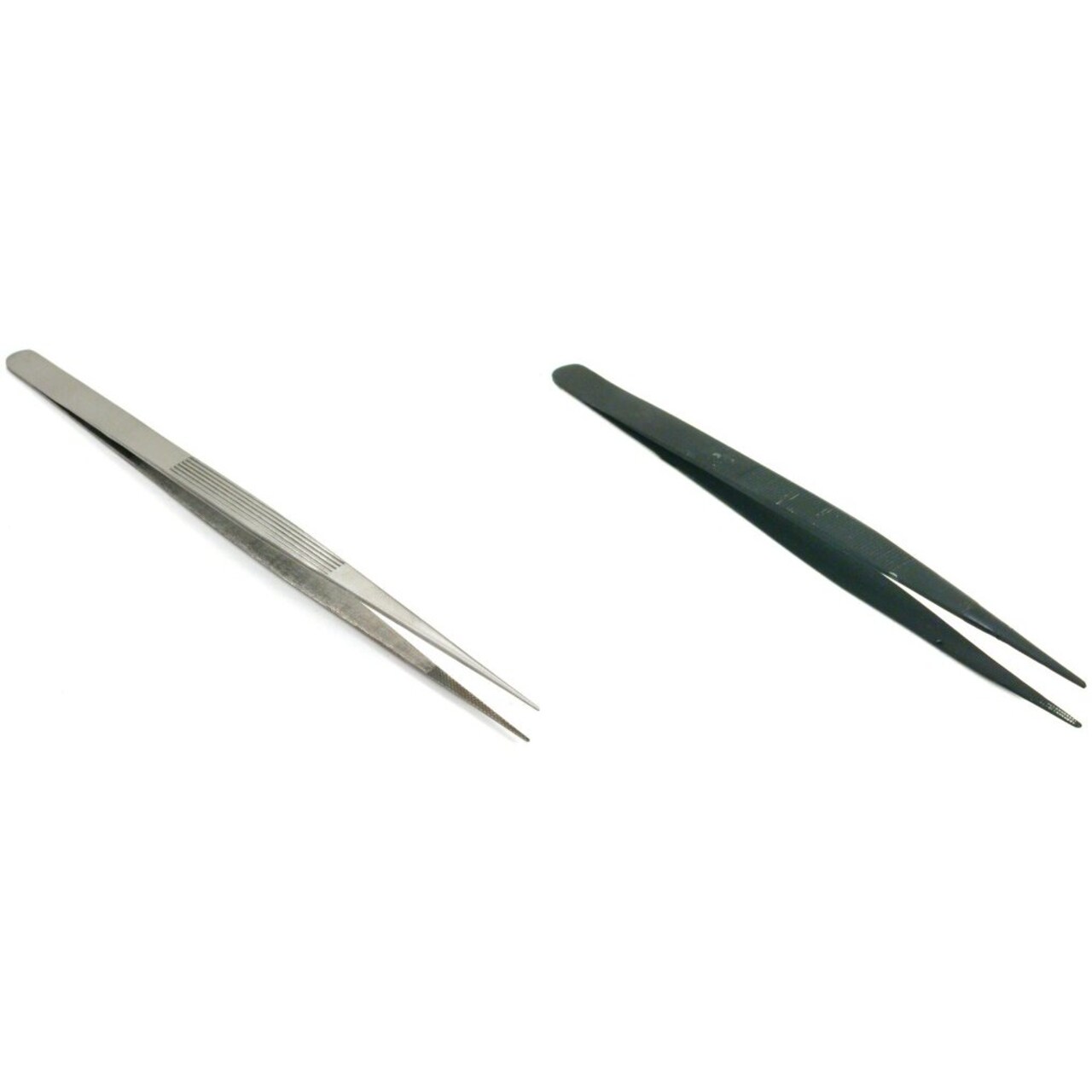 Diamond Tweezers Fine Tip Jewelers Tool for Beading,Black Diamond Tweezers Kit
